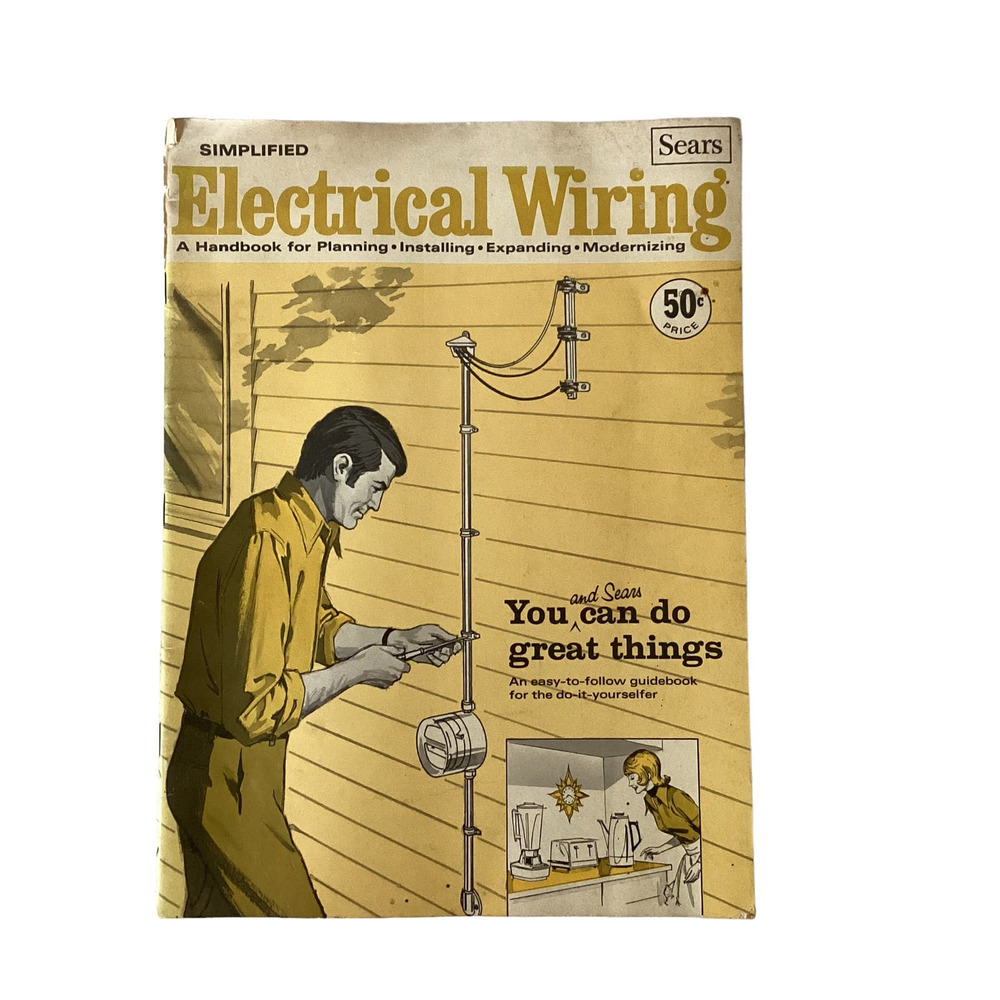 Sears Do It Yourself Electrical Wiring Vintage Paperback